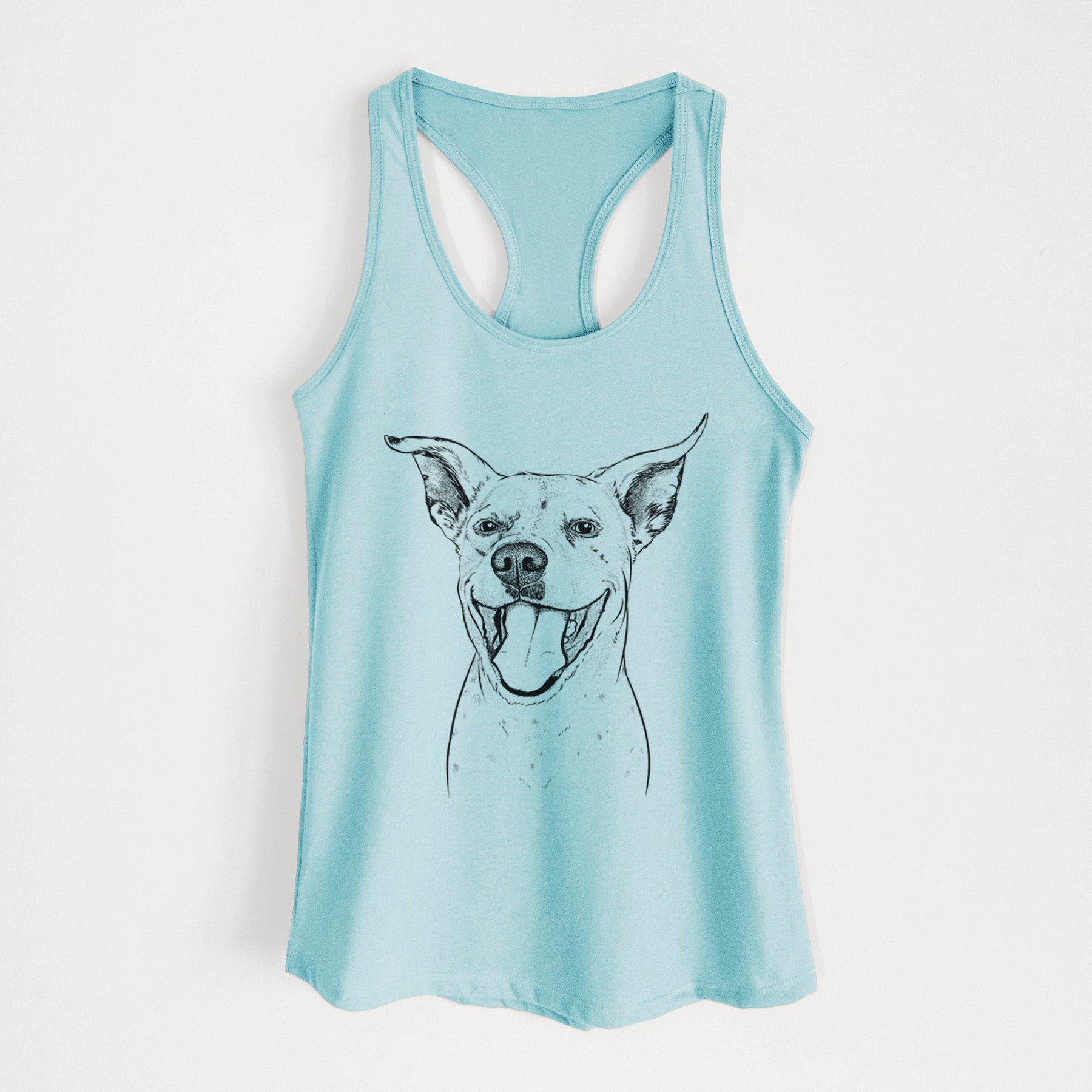 Maddie the Dalmatian Pitbull Mix - Women's Racerback Tanktop