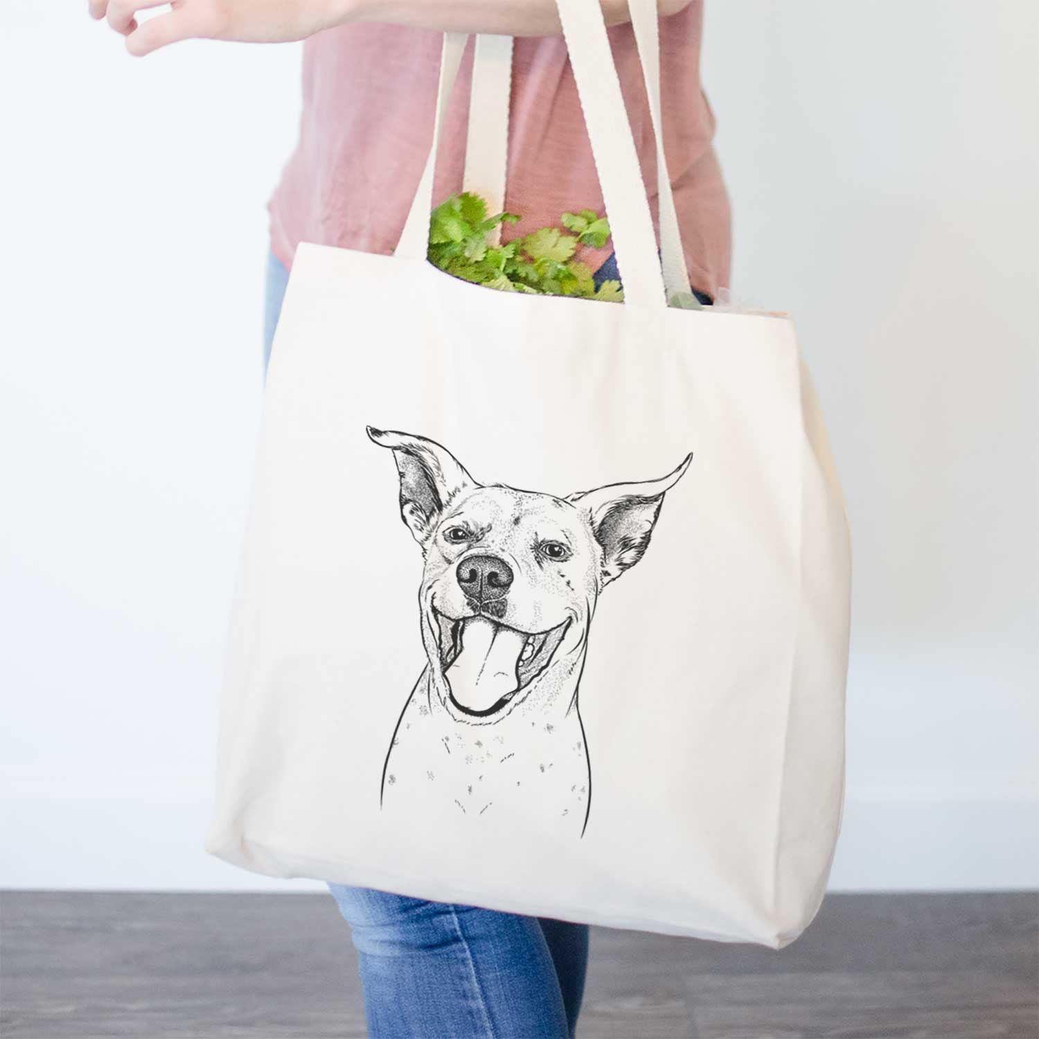 Maddie the Dalmatian Pitbull Mix - Tote Bag