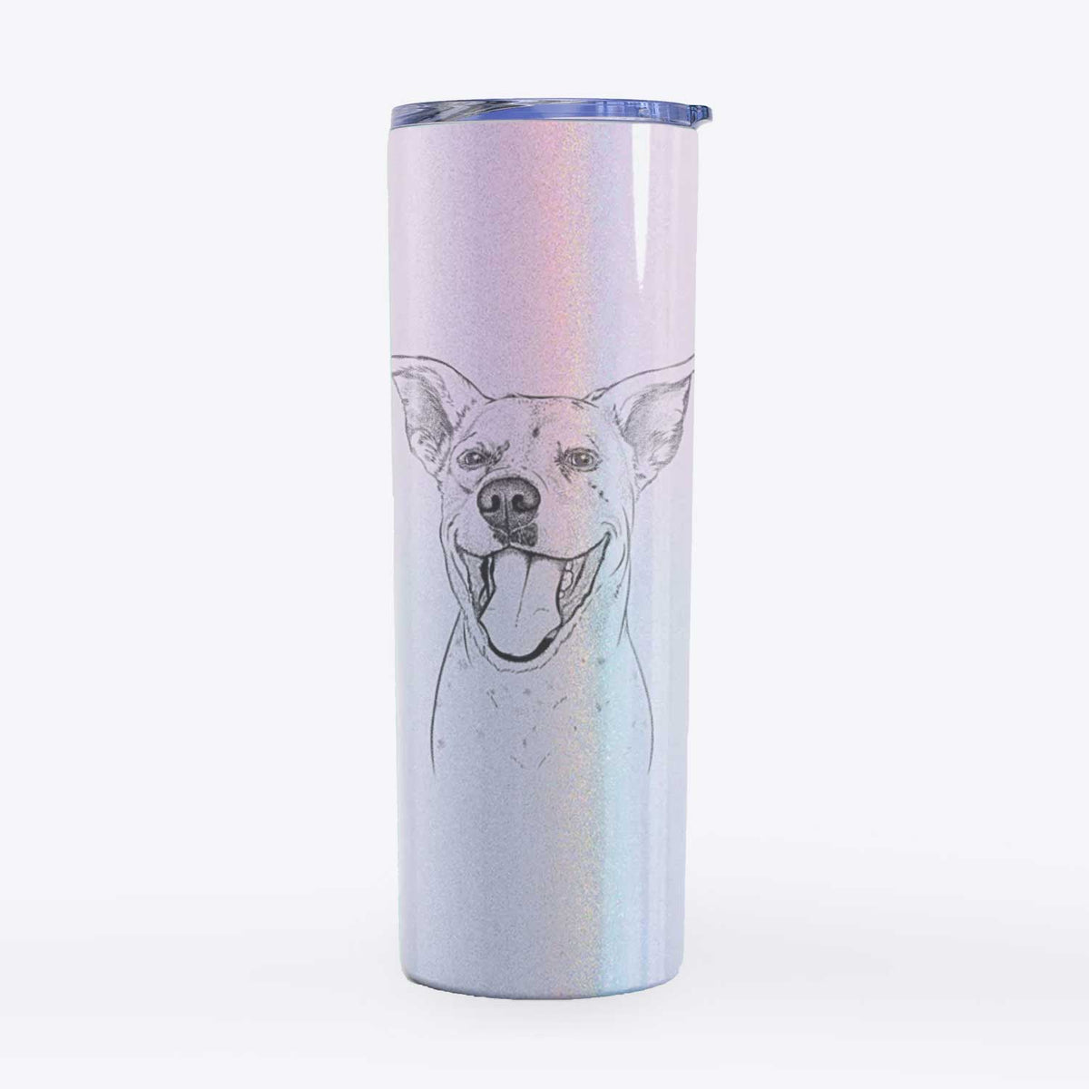 Maddie the Dalmatian Pitbull Mix - 20oz Skinny Tumbler