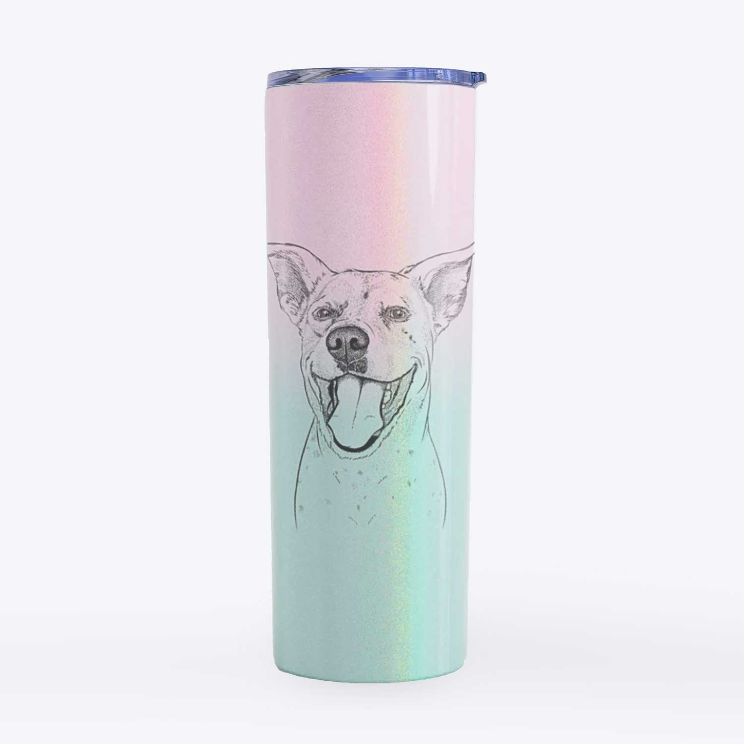 Maddie the Dalmatian Pitbull Mix - 20oz Skinny Tumbler