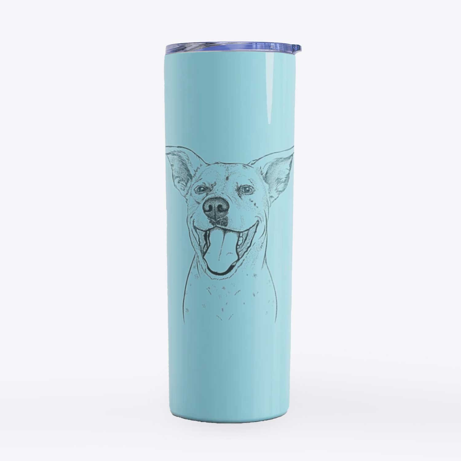 Maddie the Dalmatian Pitbull Mix - 20oz Skinny Tumbler