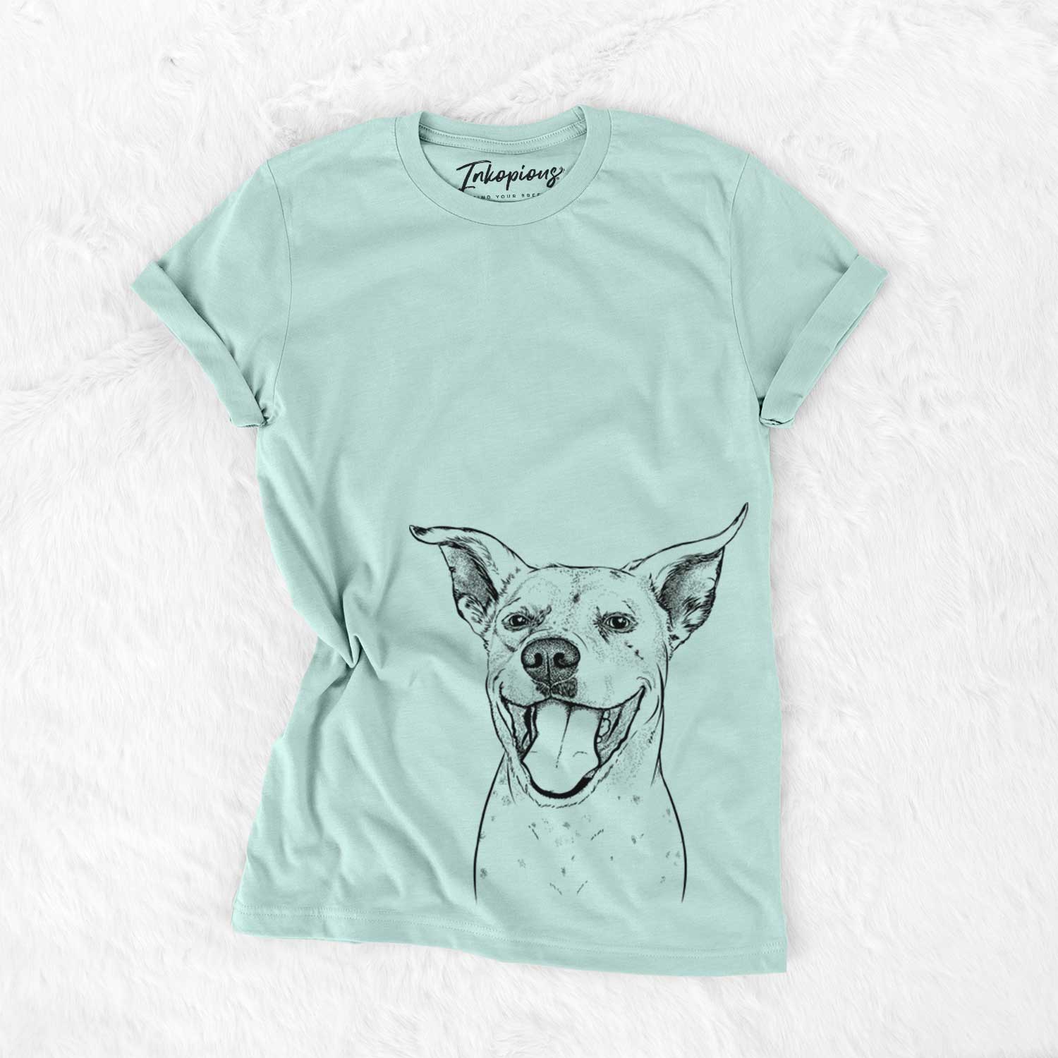 Bare Maddie the Dalmatian Pitbull Mix - Unisex Crewneck