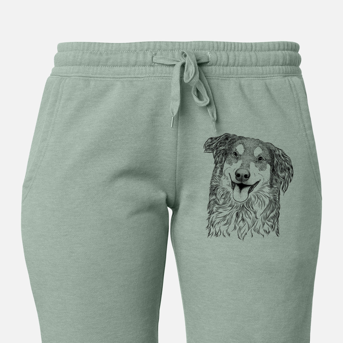 Maddie the English Shepherd - Women&#39;s Cali Wave Joggers