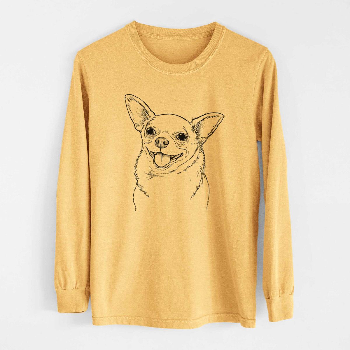 Bare Maddison Pearl the Chihuahua - Heavyweight 100% Cotton Long Sleeve