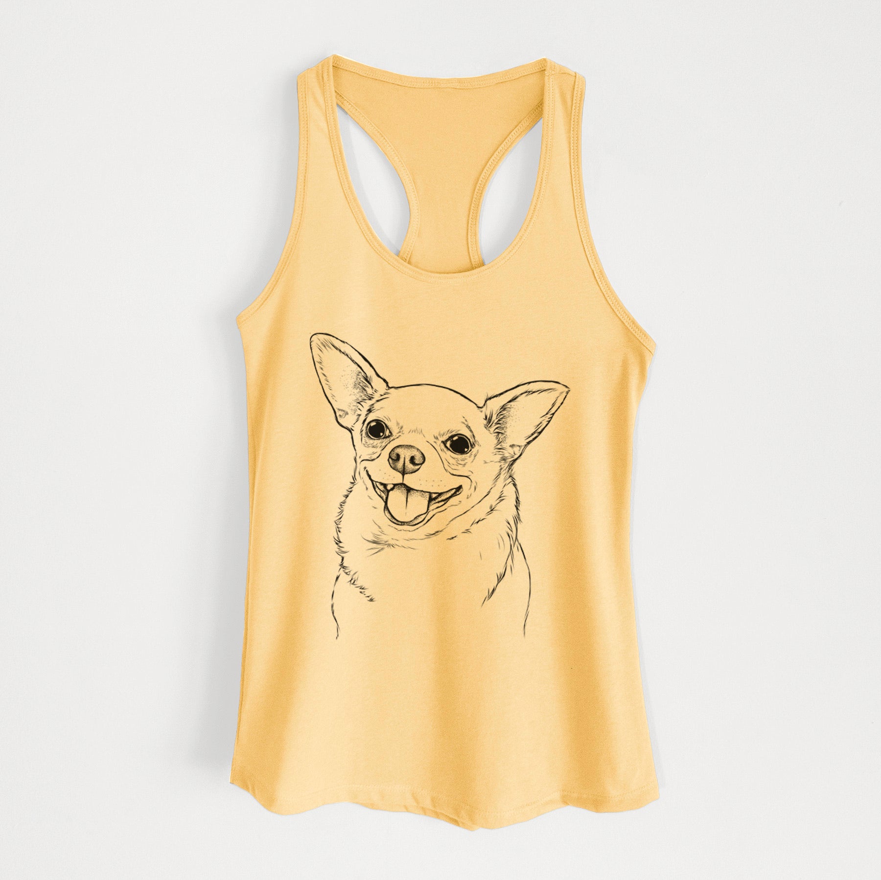 Maddison Pearl the Chihuahua - Women's Racerback Tanktop