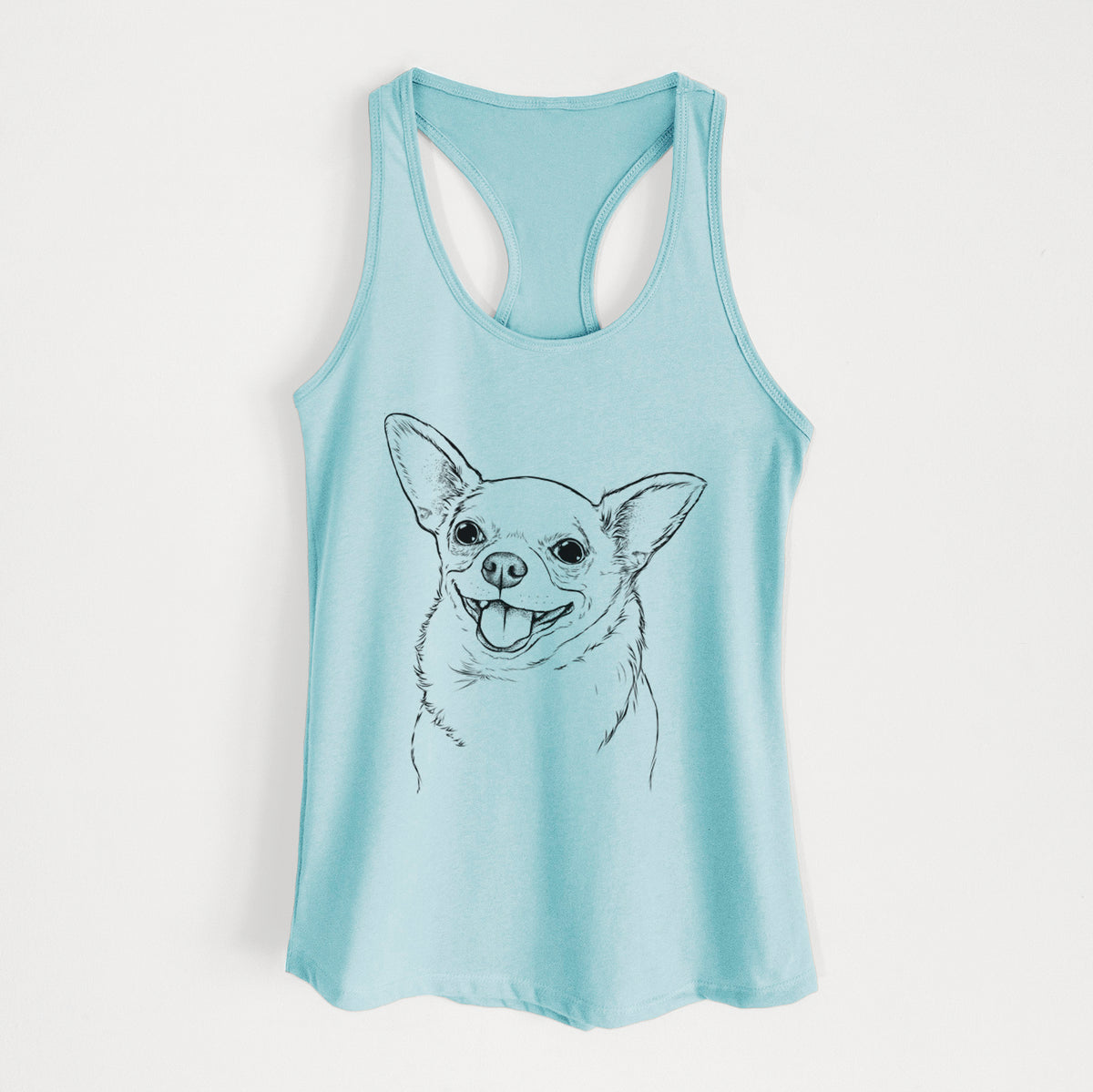 Maddison Pearl the Chihuahua - Women's Racerback Tanktop