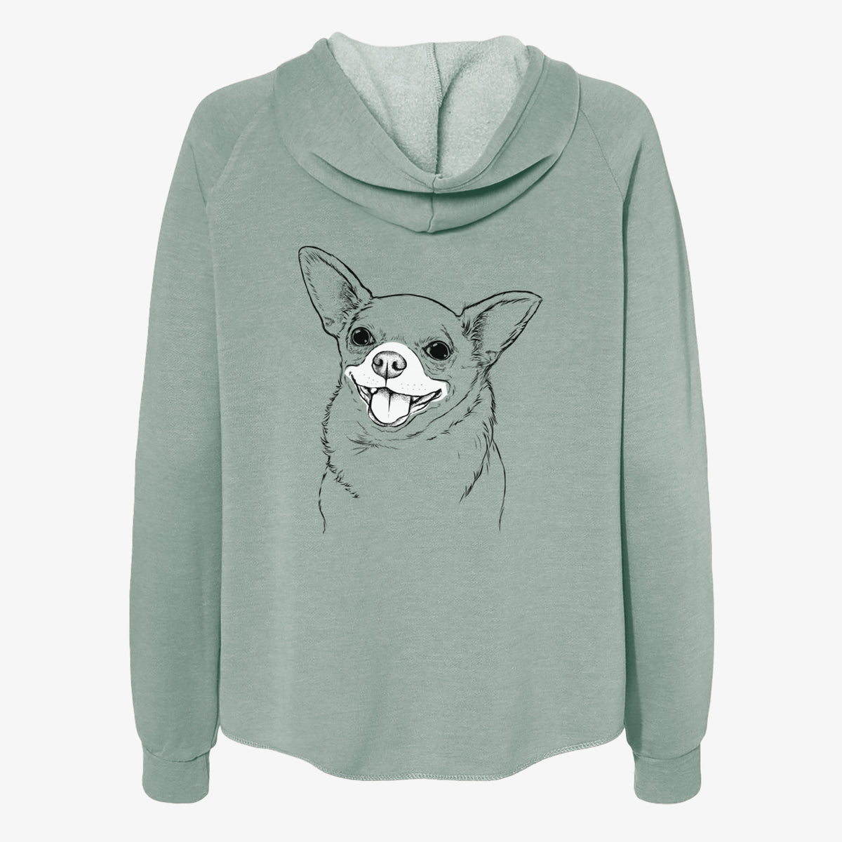 Maddison Pearl the Chihuahua - Women's Cali Wave Zip-Up Sweatshirt