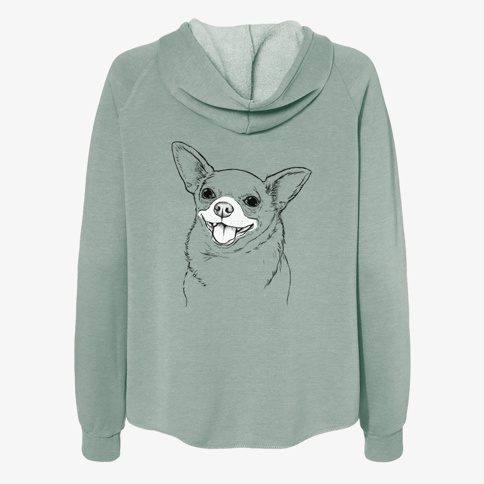 Maddison Pearl the Chihuahua - Women's Cali Wave Zip-Up Sweatshirt