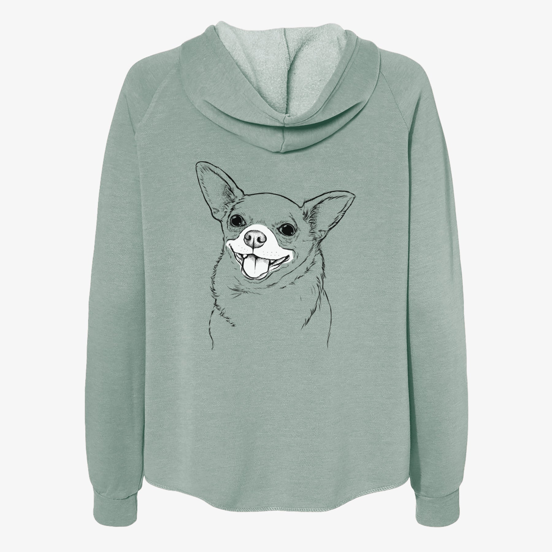 Maddison Pearl the Chihuahua - Women's Cali Wave Zip-Up Sweatshirt