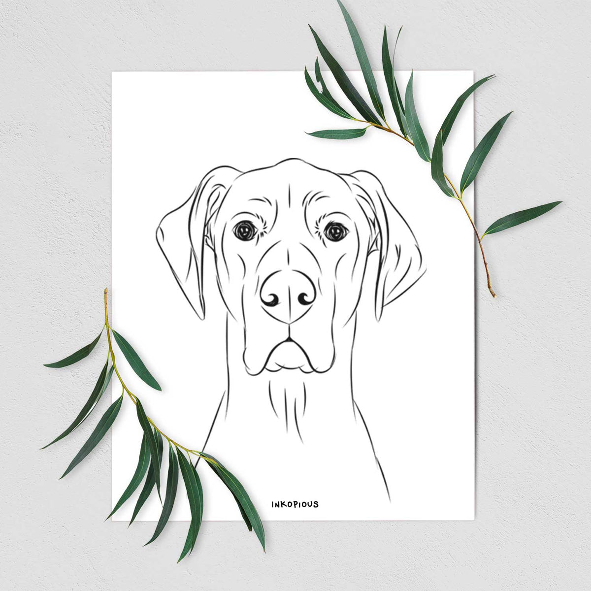 Maddox the Great Dane Art Print