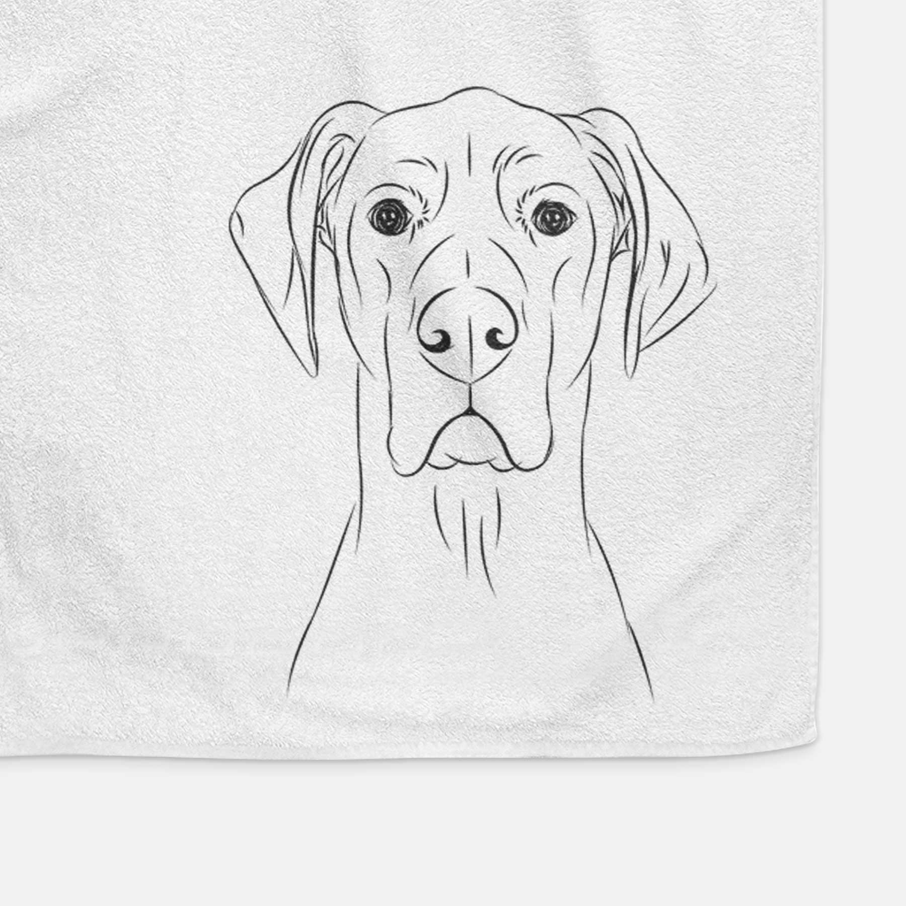 Maddox the Great Dane Decorative Hand Towel