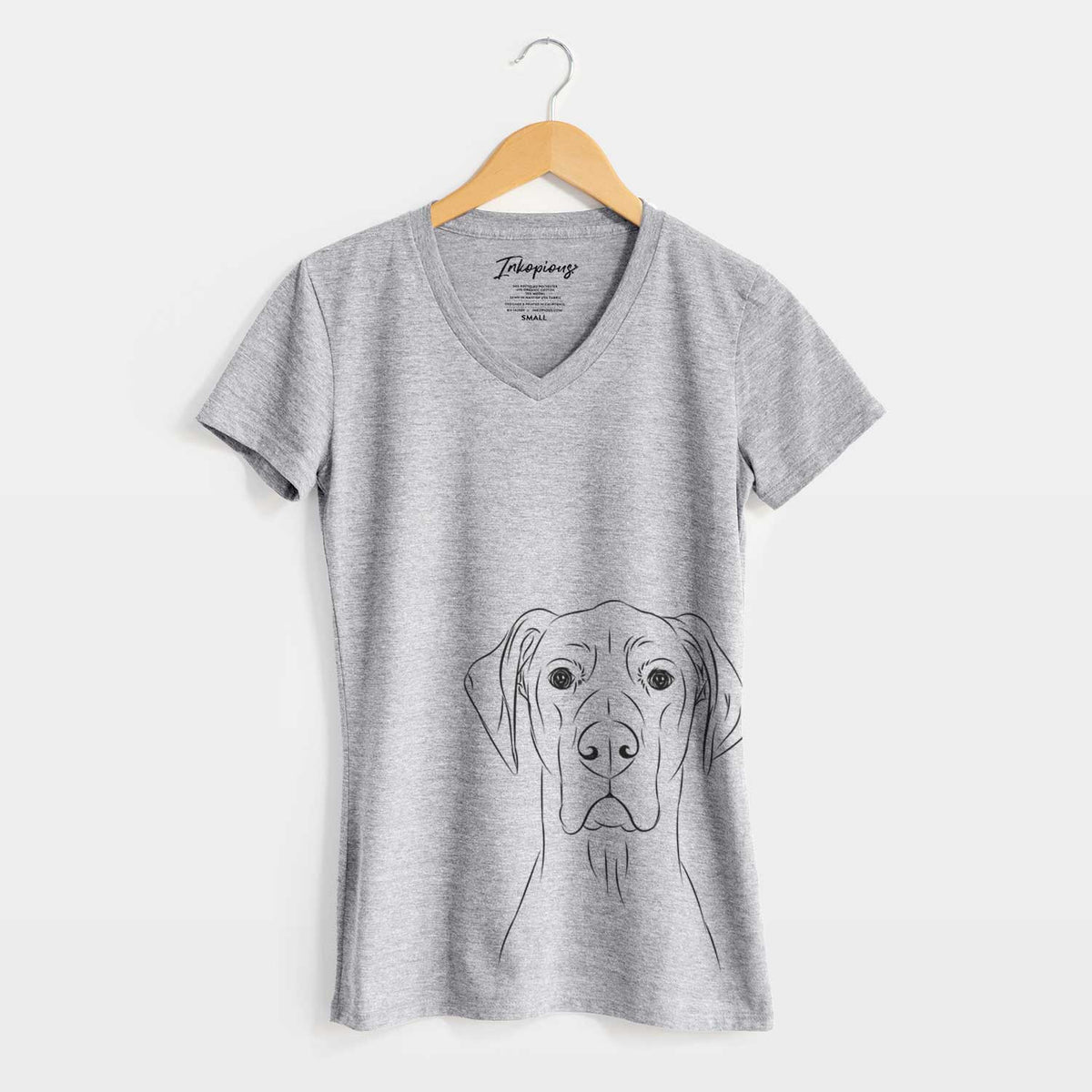 Bare Maddox the Great Dane - Women's V-neck Shirt