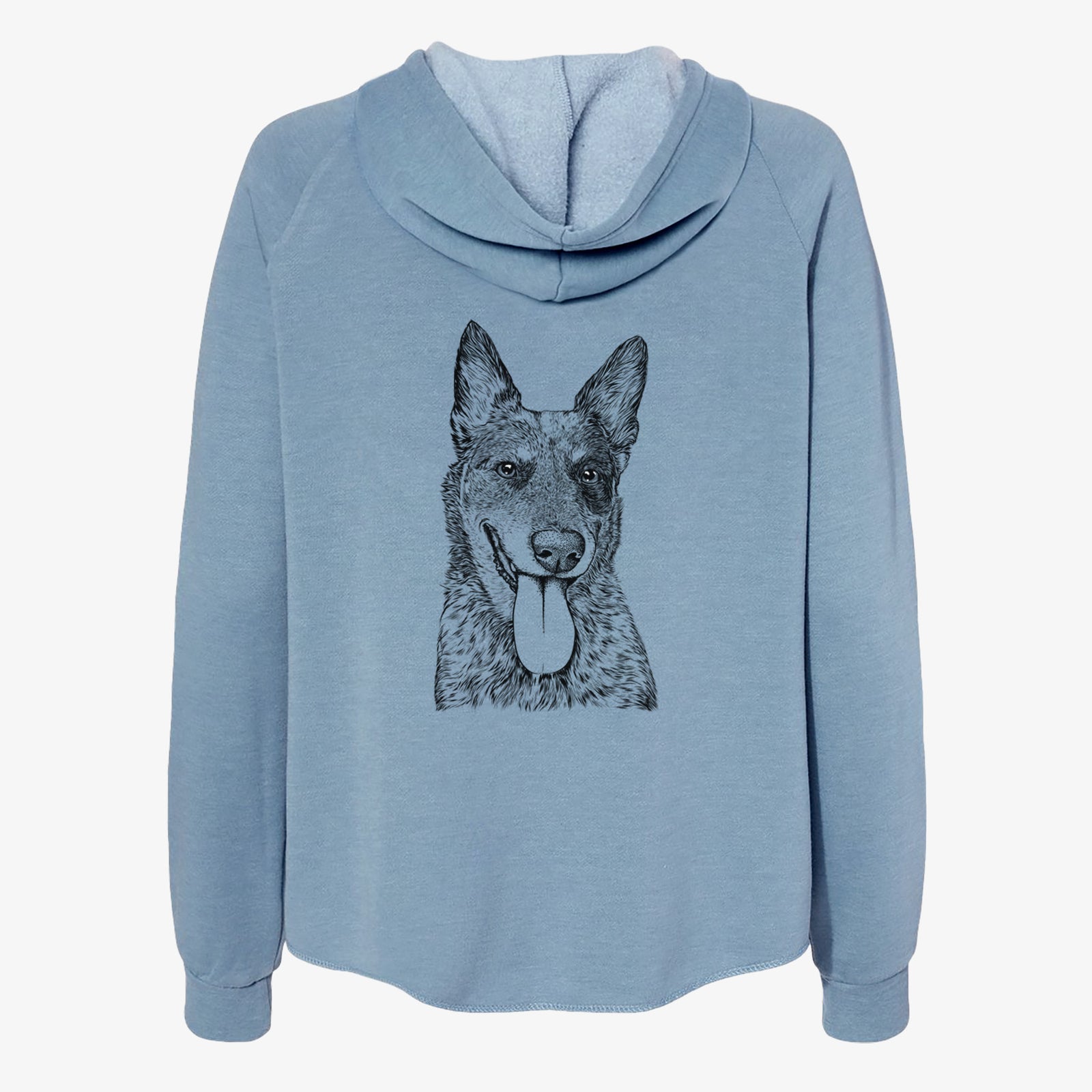 Madison the Blue Heeler - Women's Cali Wave Zip-Up Sweatshirt