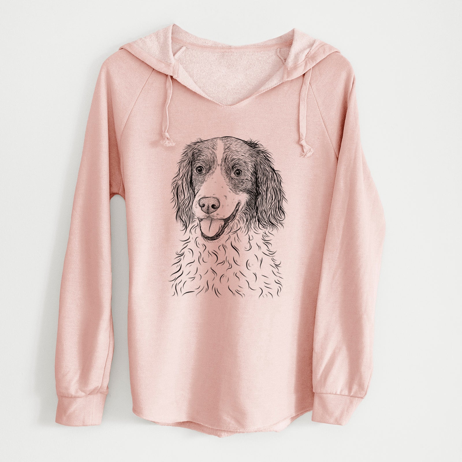 Bare Maggie the Springer Spaniel - Cali Wave Hooded Sweatshirt