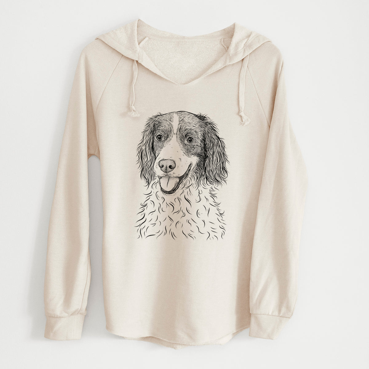Bare Maggie the Springer Spaniel - Cali Wave Hooded Sweatshirt