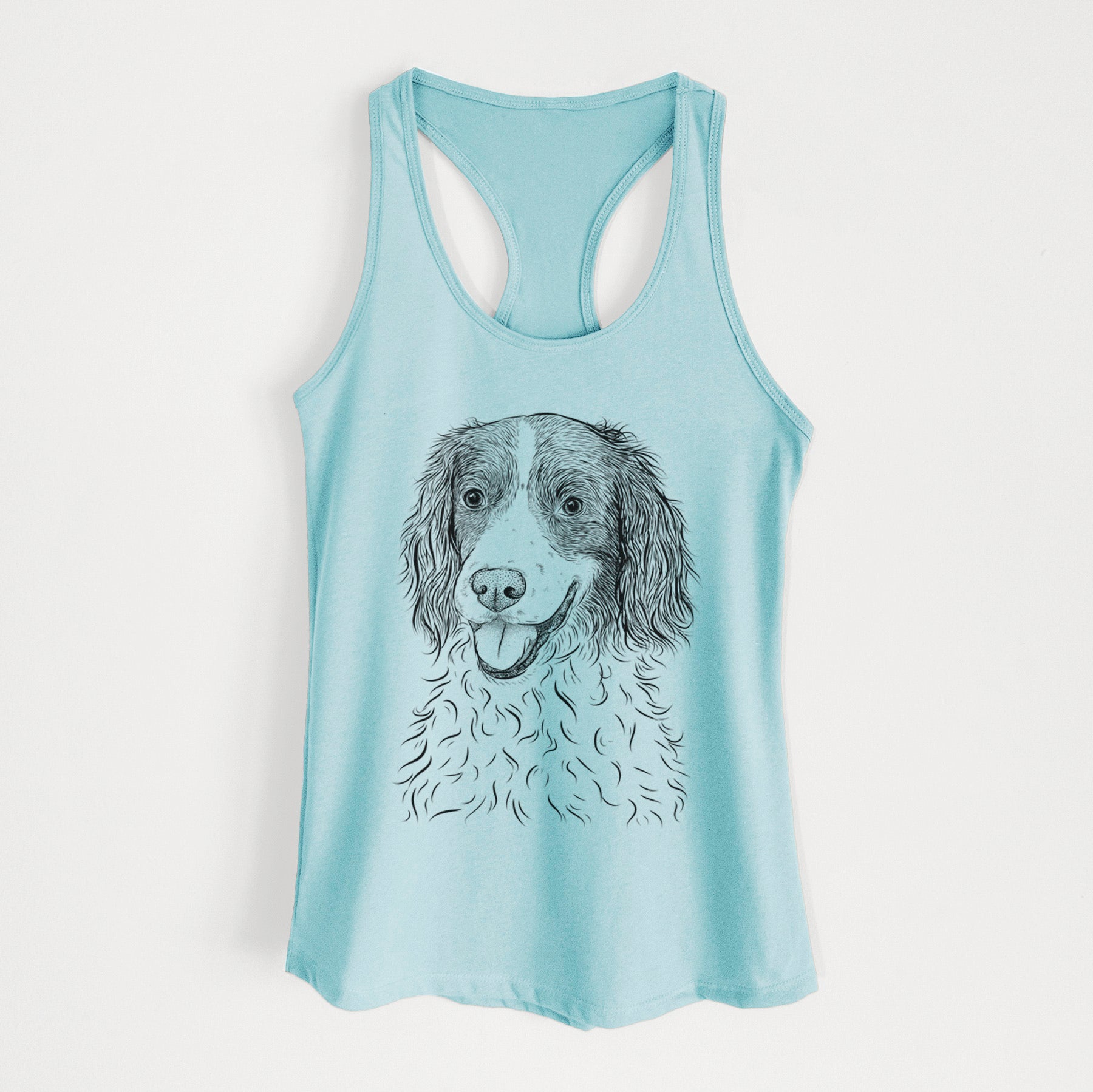 Maggie the Springer Spaniel - Women's Racerback Tanktop