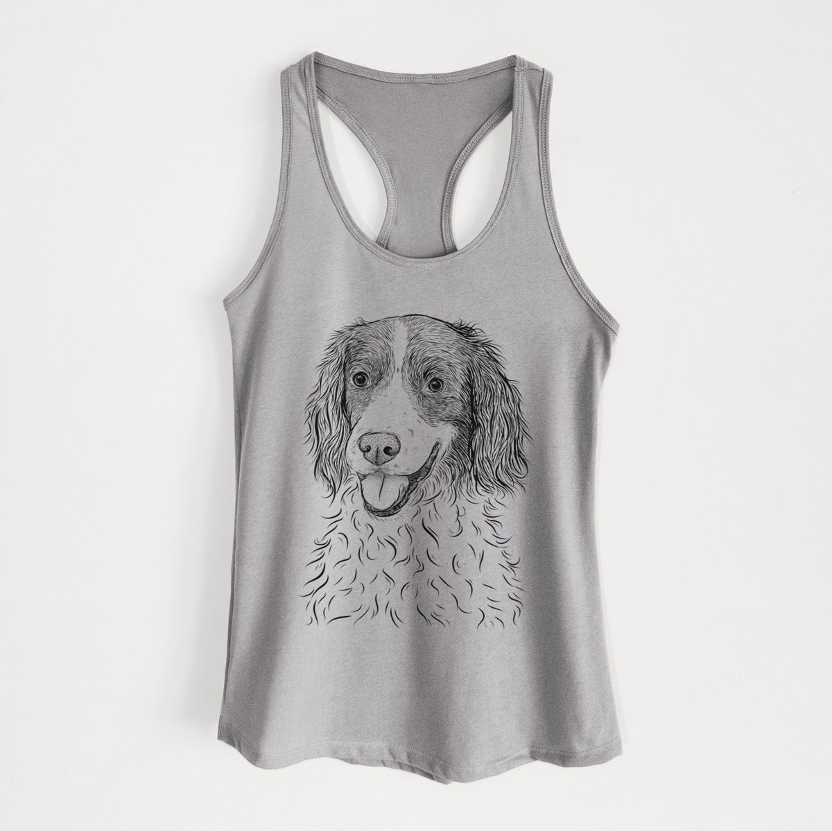 Maggie the Springer Spaniel - Women&#39;s Racerback Tanktop