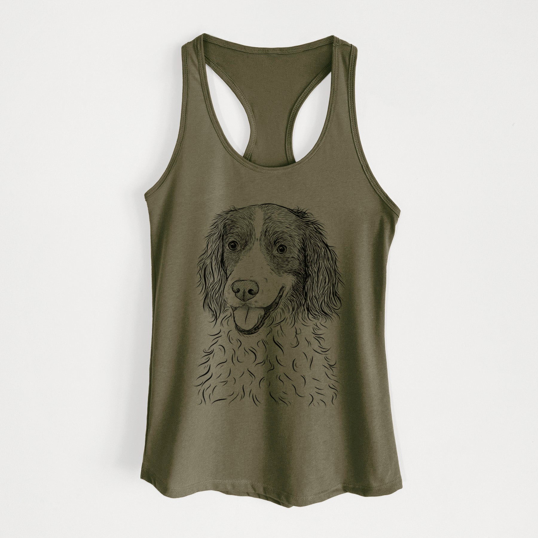 Maggie the Springer Spaniel - Women's Racerback Tanktop