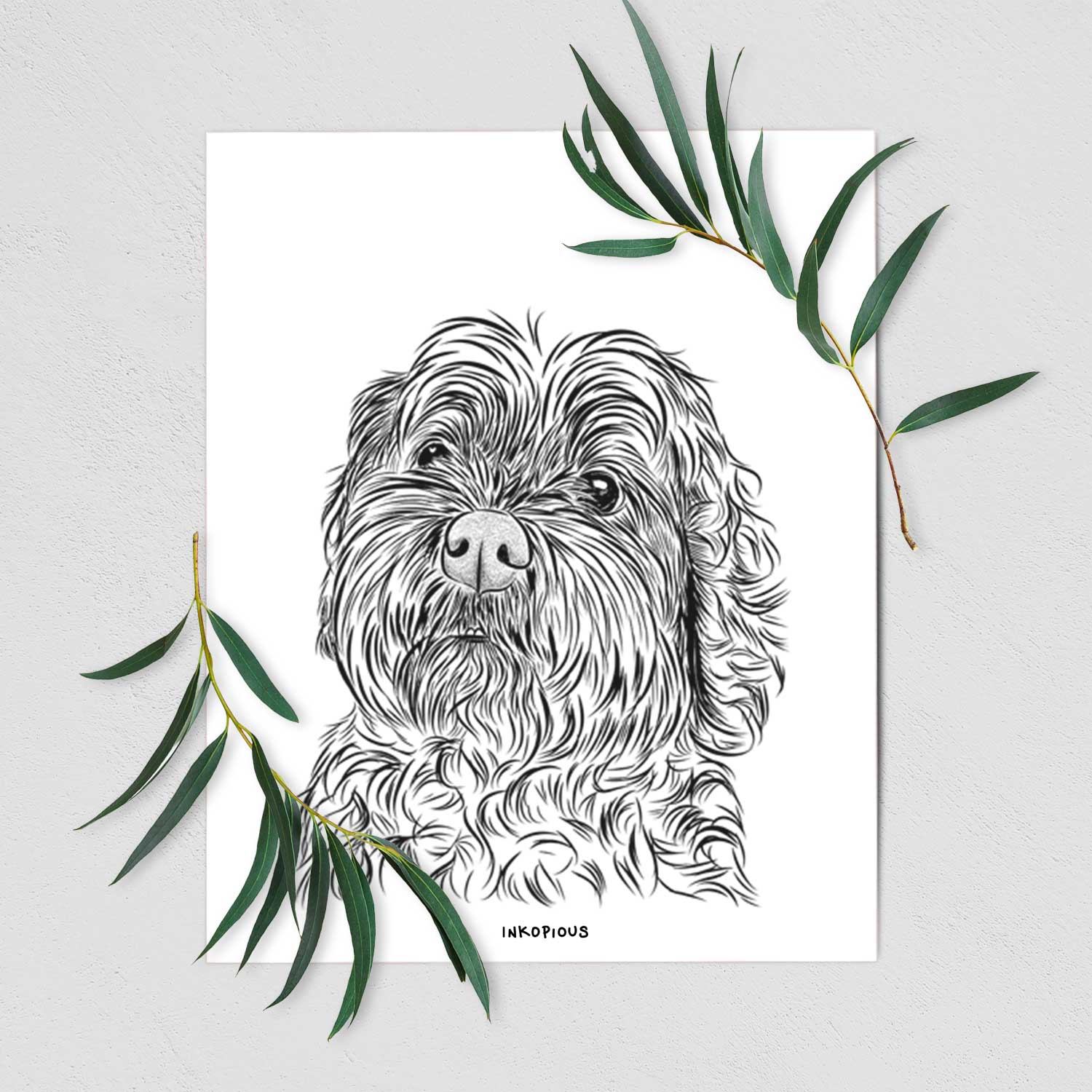 Maggie Girl the Cockapoo Art Print