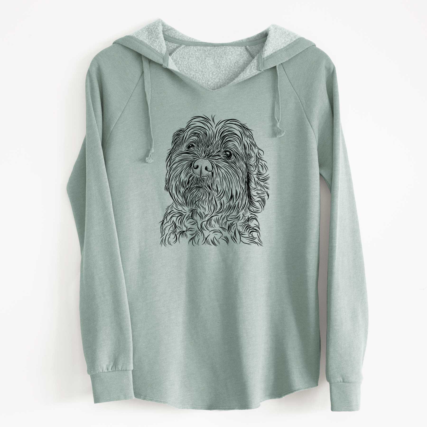 Bare Maggie Girl the Cockapoo - Cali Wave Hooded Sweatshirt