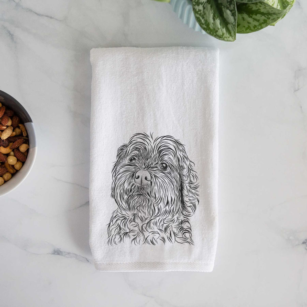 Maggie Girl the Cockapoo Decorative Hand Towel
