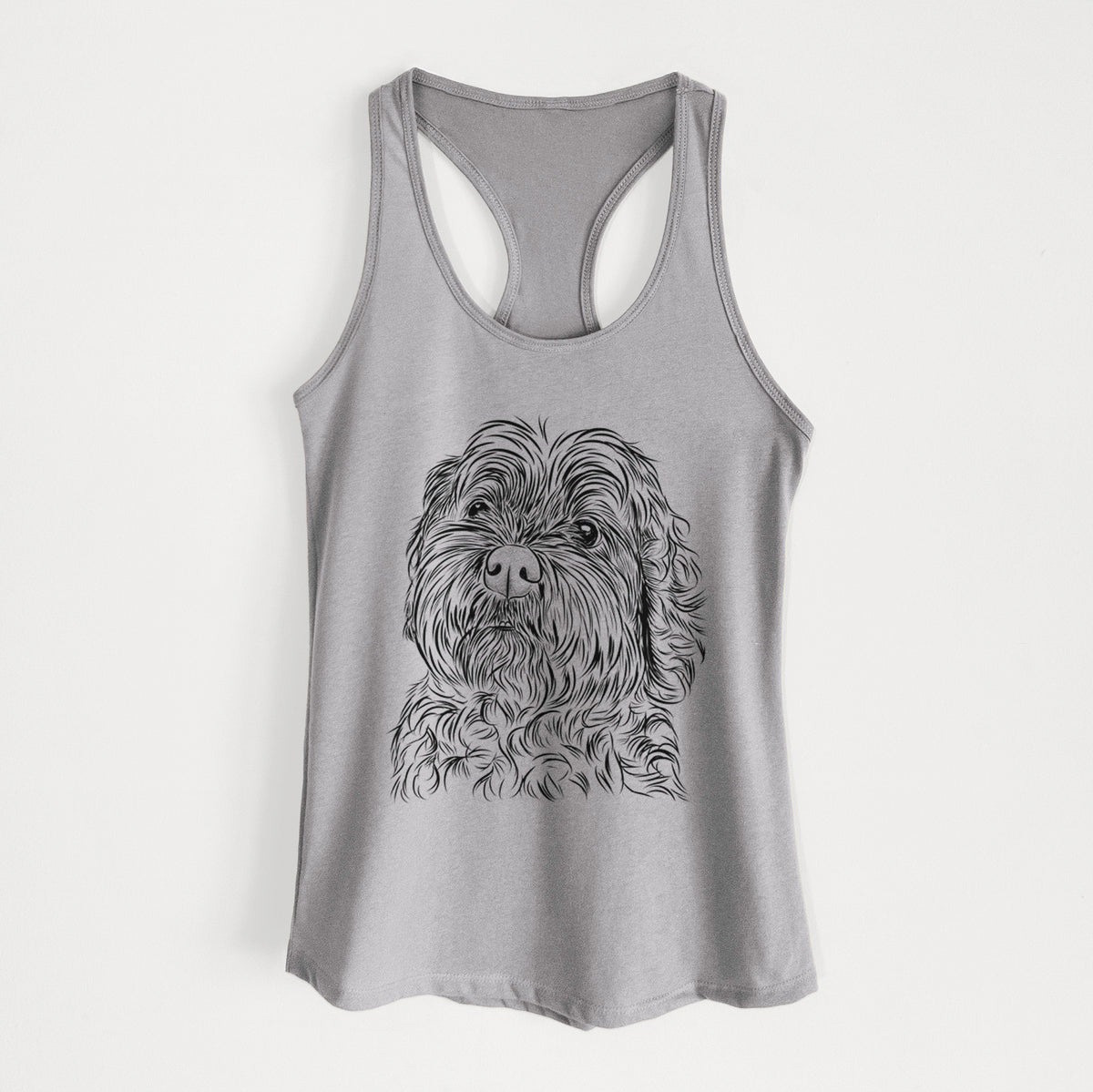 Maggie Girl the Cockapoo - Women&#39;s Racerback Tanktop