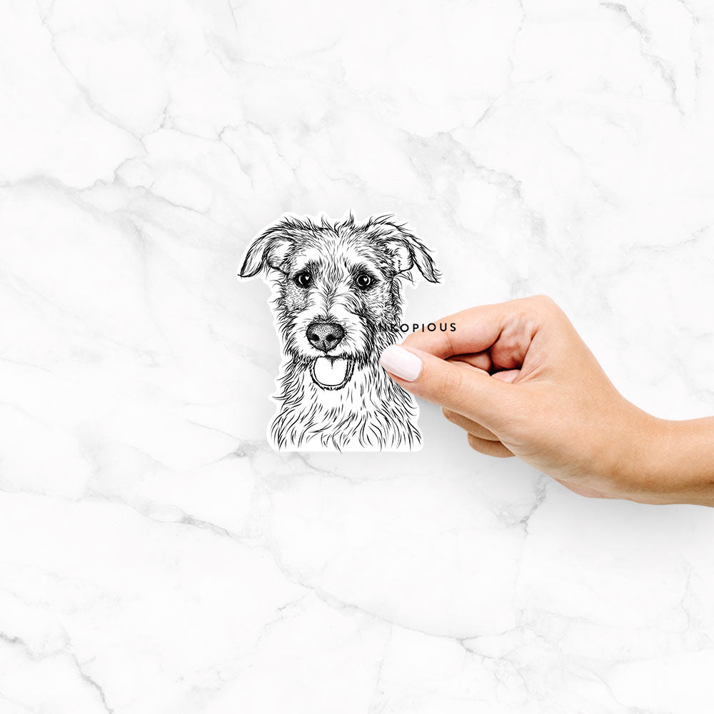 Maggie the Terrier Mix - Decal Sticker