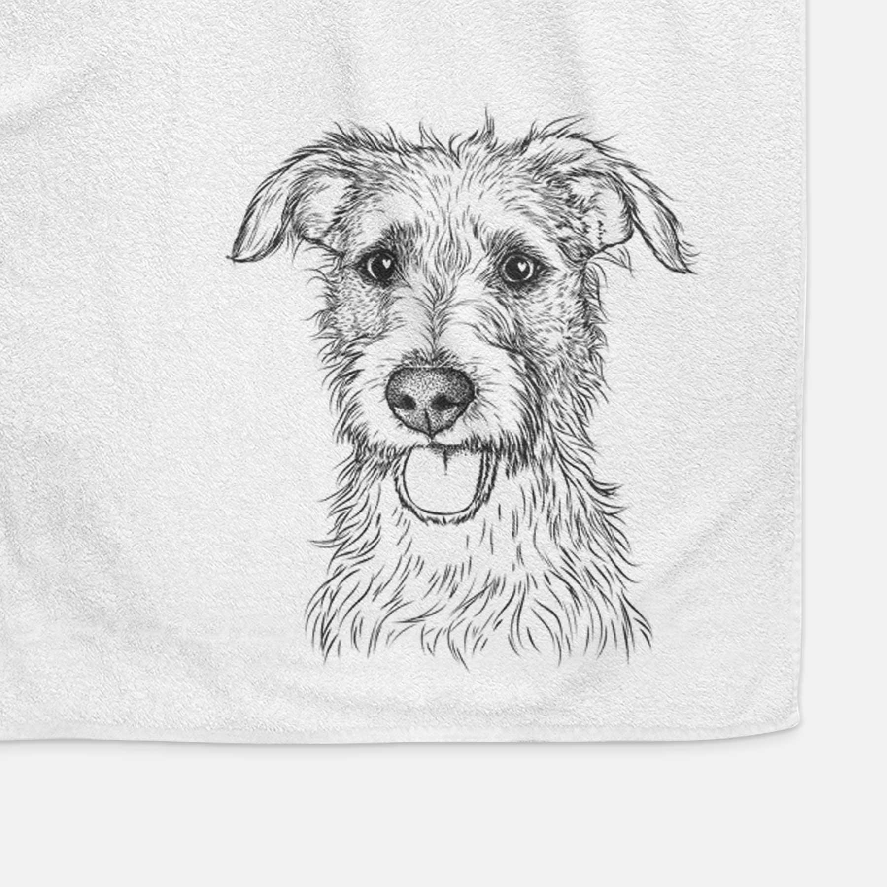 Maggie the Terrier Mix Decorative Hand Towel