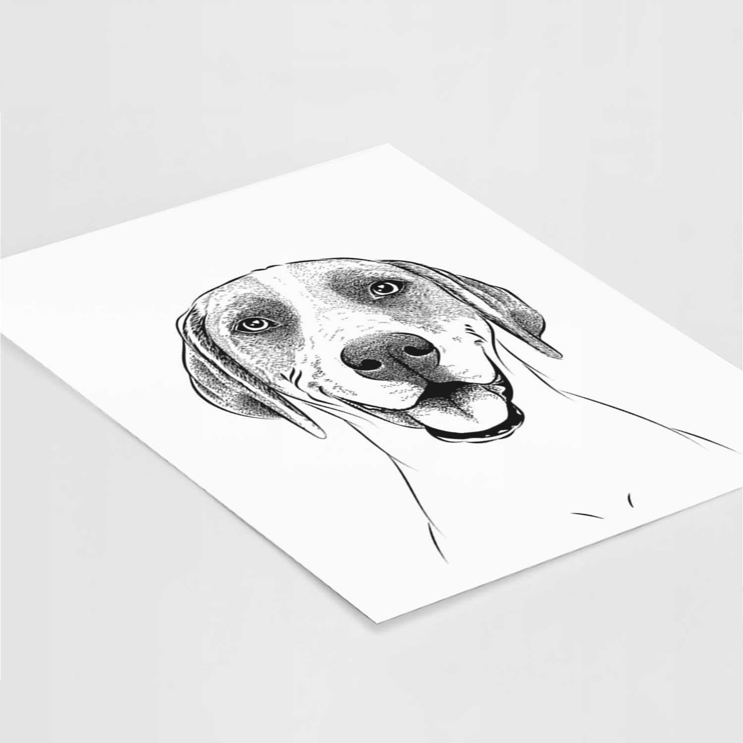 Maggie the Treeing Walker Coonhound Art Print