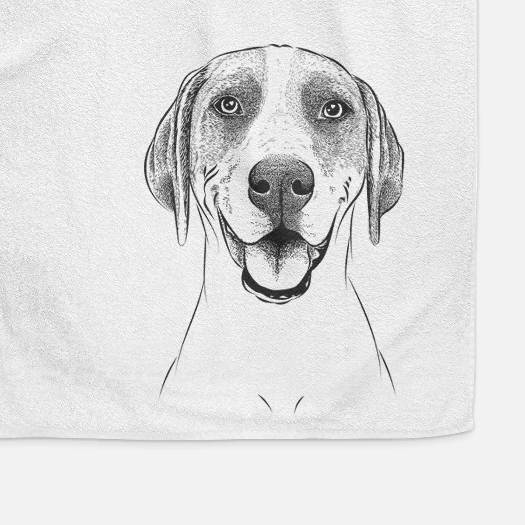 Maggie the Treeing Walker Coonhound Decorative Hand Towel