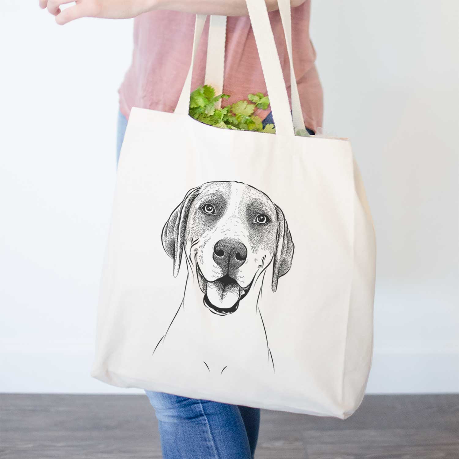 Maggie the Treeing Walker Coonhound - Tote Bag