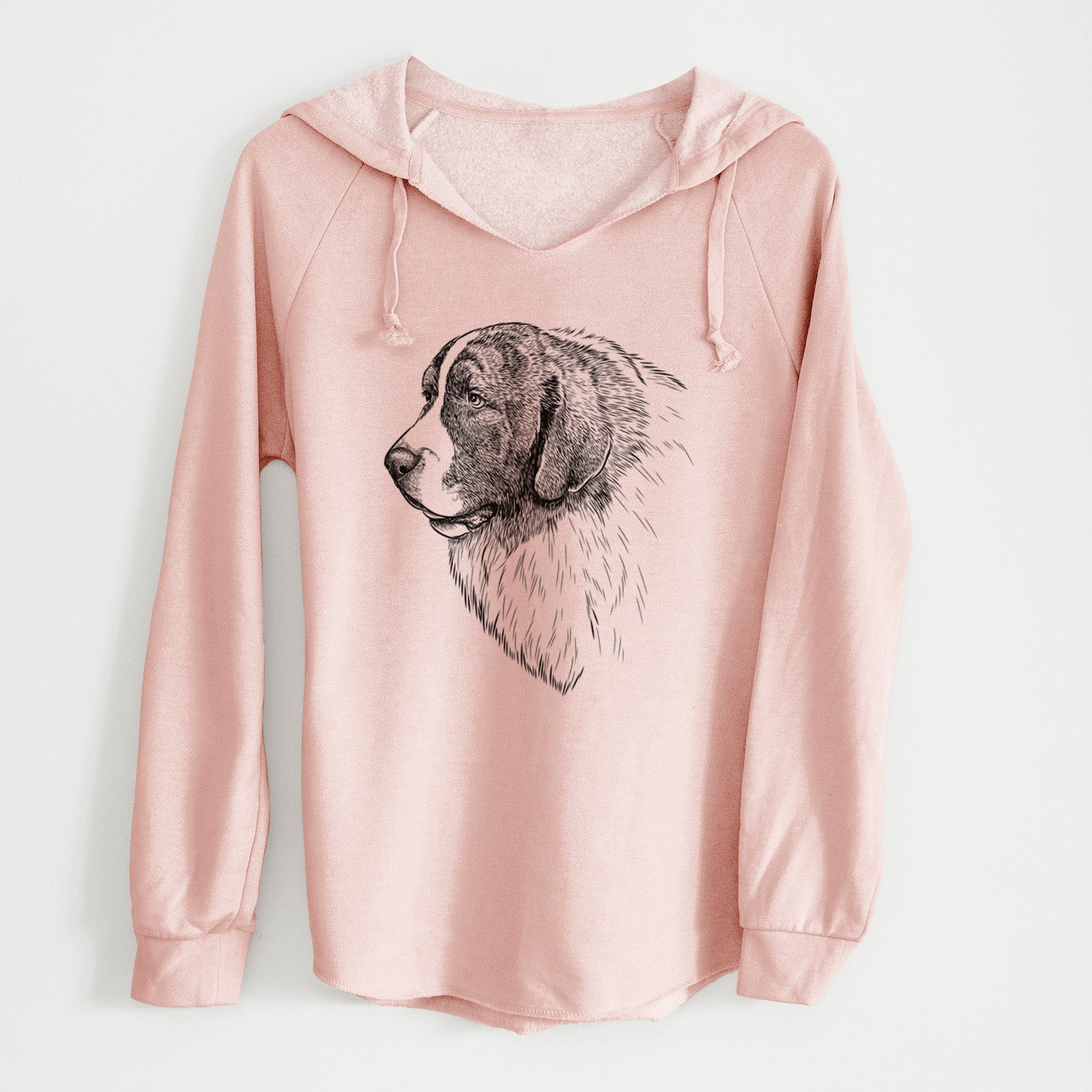 Bare Magnus the Pyrenean Mastiff - Cali Wave Hooded Sweatshirt