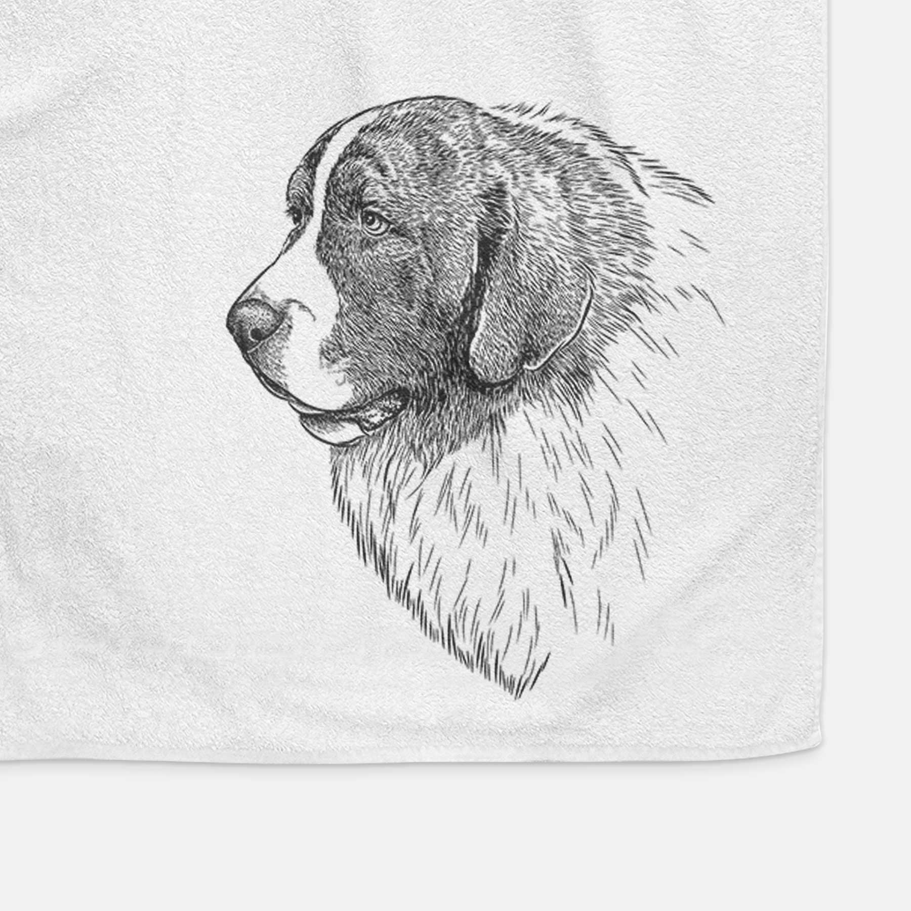 Magnus the Pyrenean Mastiff Decorative Hand Towel