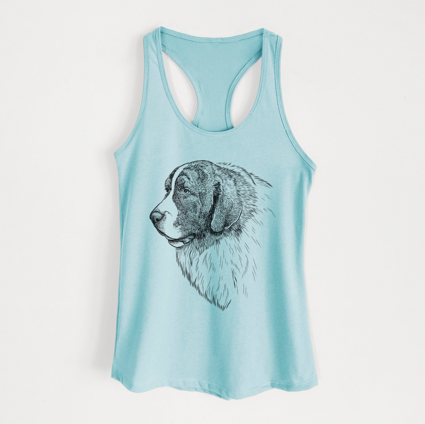 Magnus the Pyrenean Mastiff - Women's Racerback Tanktop