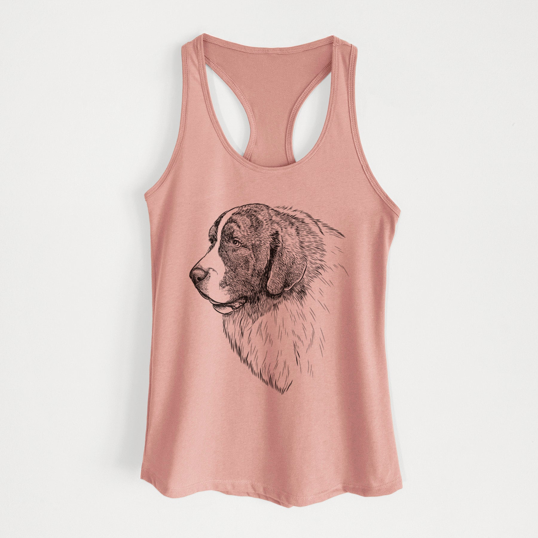 Magnus the Pyrenean Mastiff - Women's Racerback Tanktop