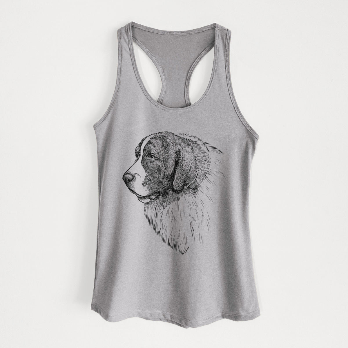 Magnus the Pyrenean Mastiff - Women&#39;s Racerback Tanktop