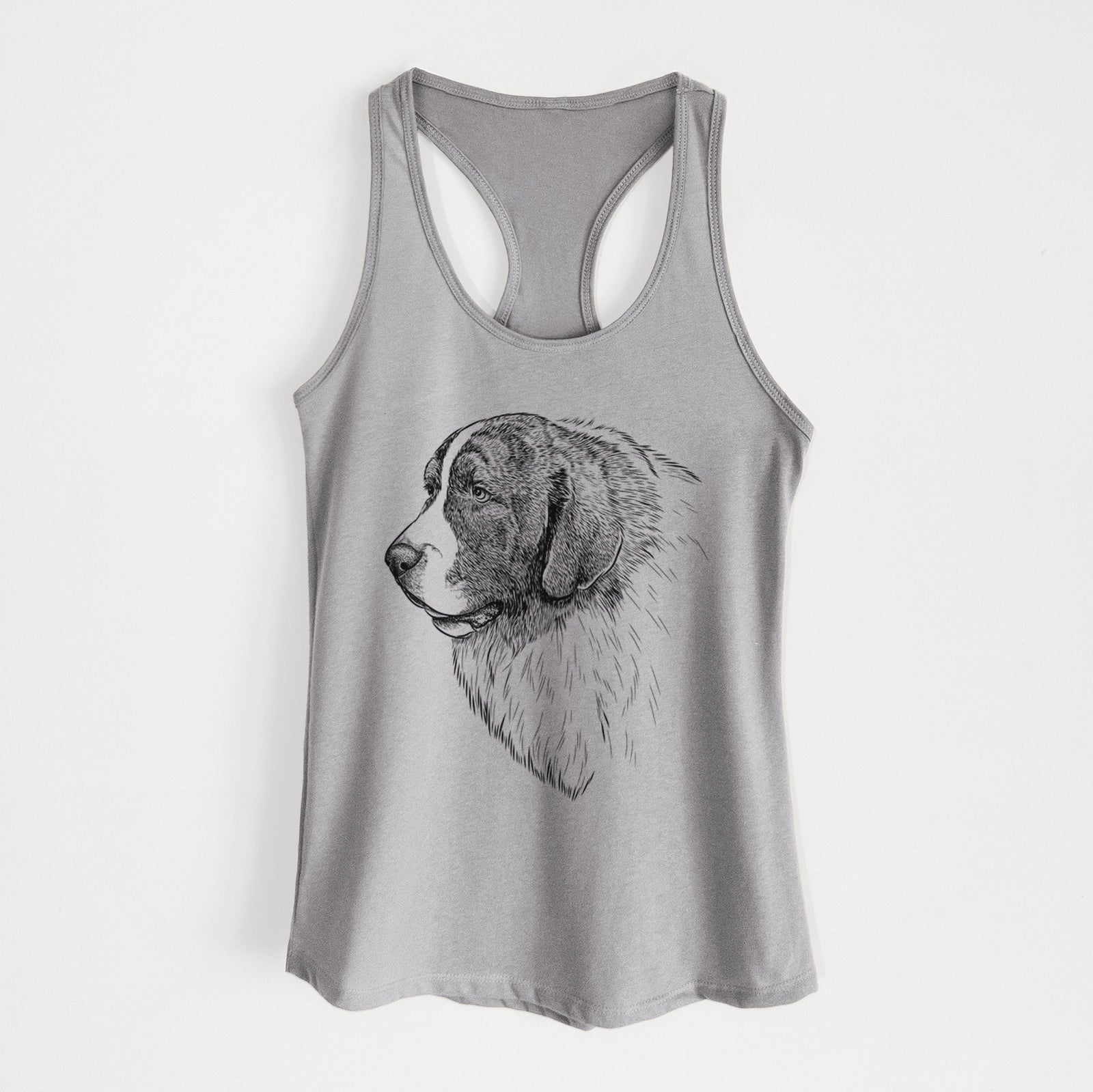 Magnus the Pyrenean Mastiff - Women's Racerback Tanktop