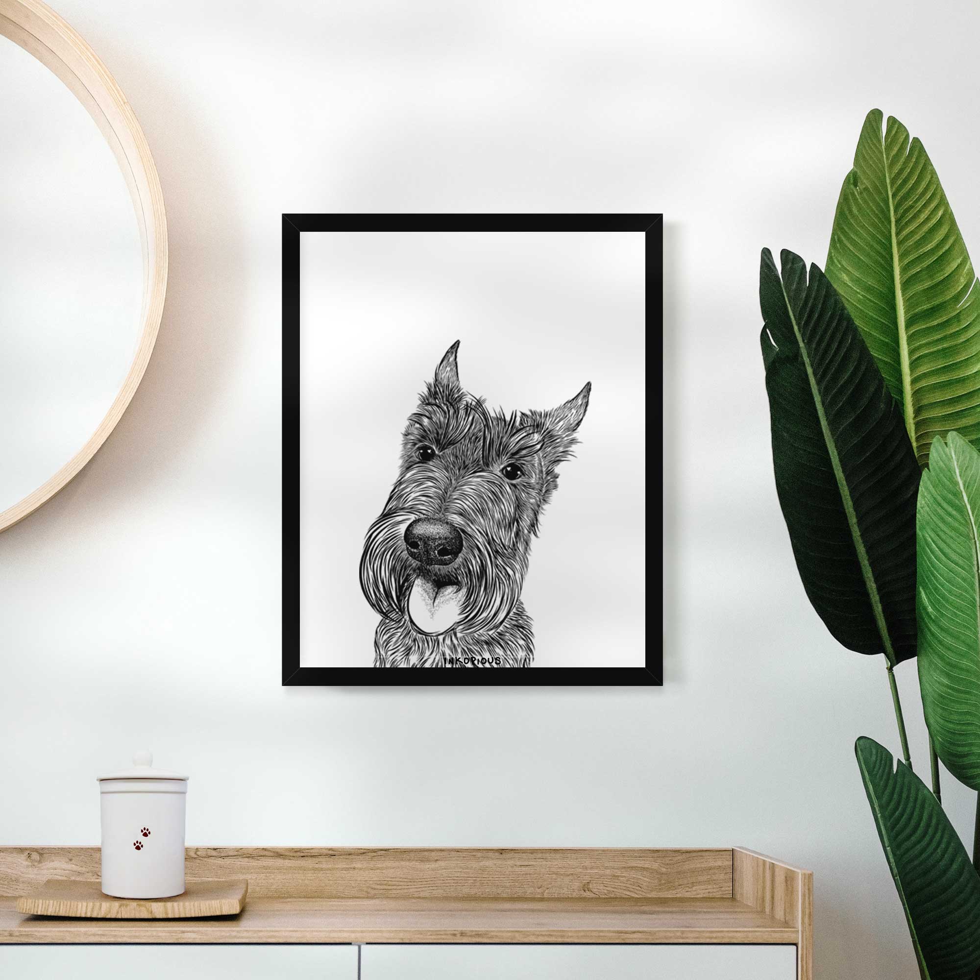 Magnus the Scottish Terrier Art Print