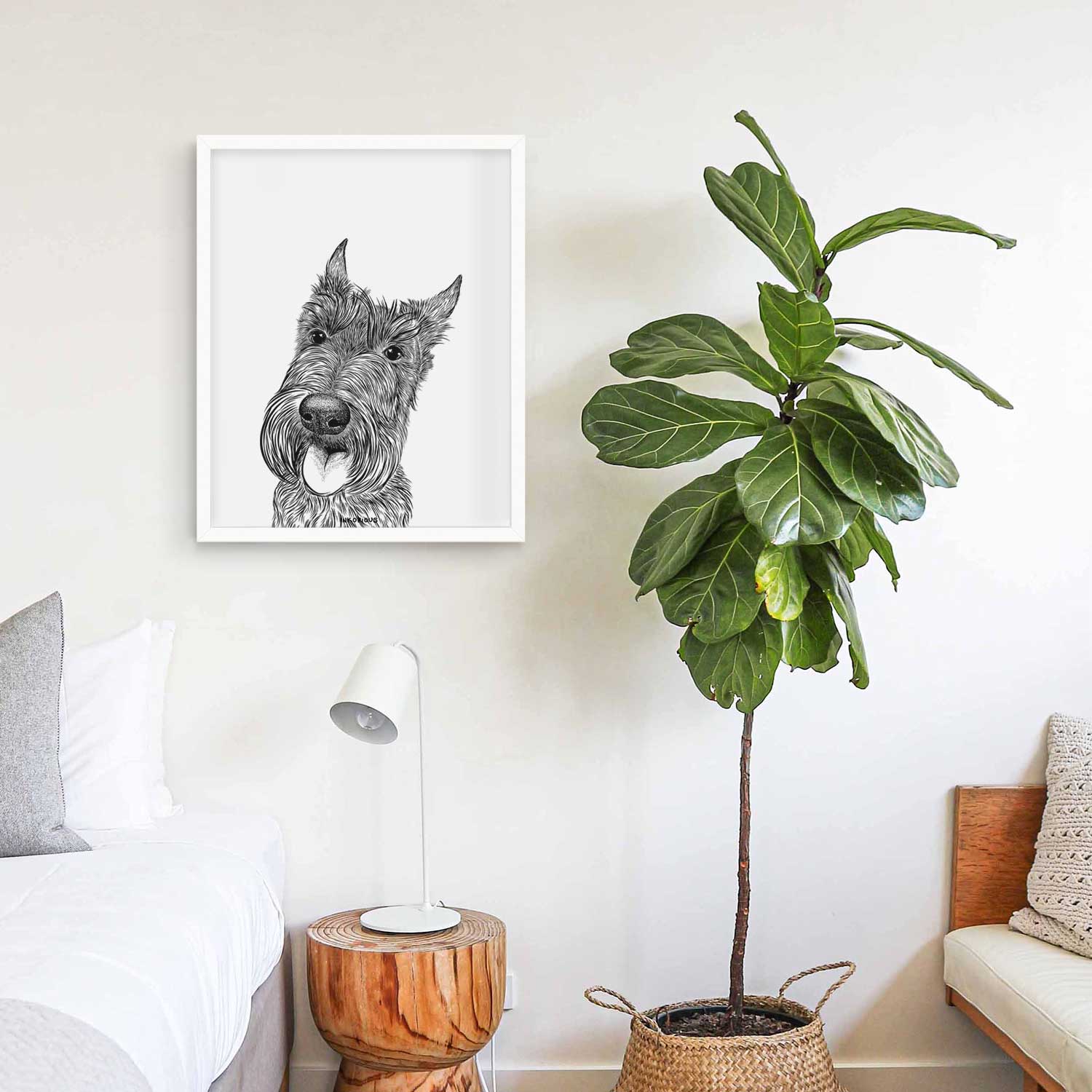 Magnus the Scottish Terrier Art Print