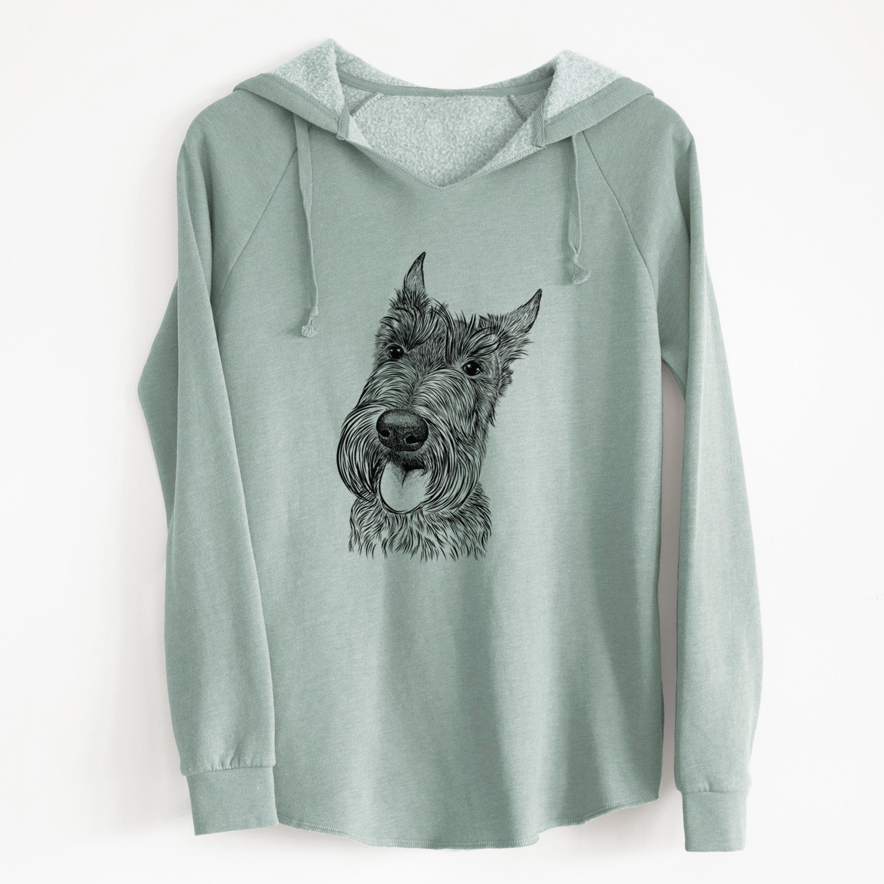 Bare Magnus the Scottish Terrier - Cali Wave Hooded Sweatshirt