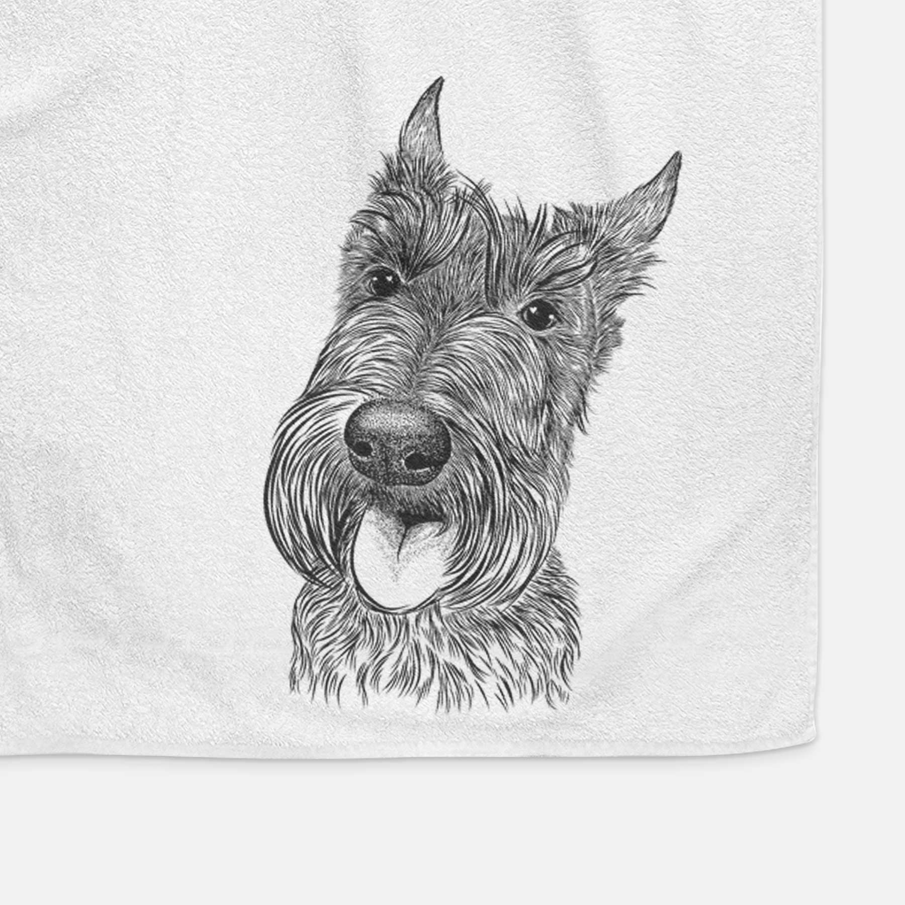 Magnus the Scottish Terrier Decorative Hand Towel