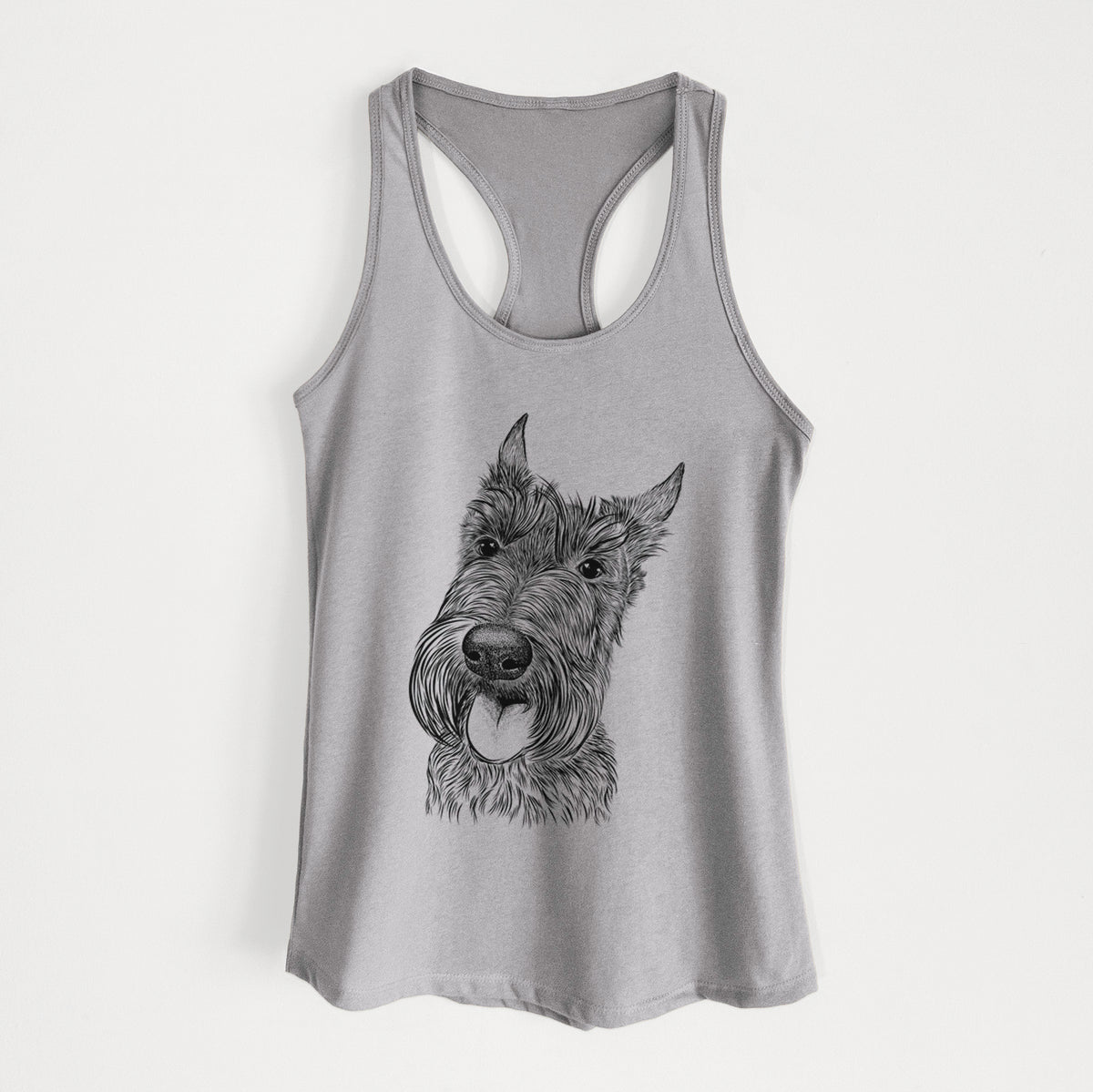 Magnus the Scottish Terrier - Women&#39;s Racerback Tanktop