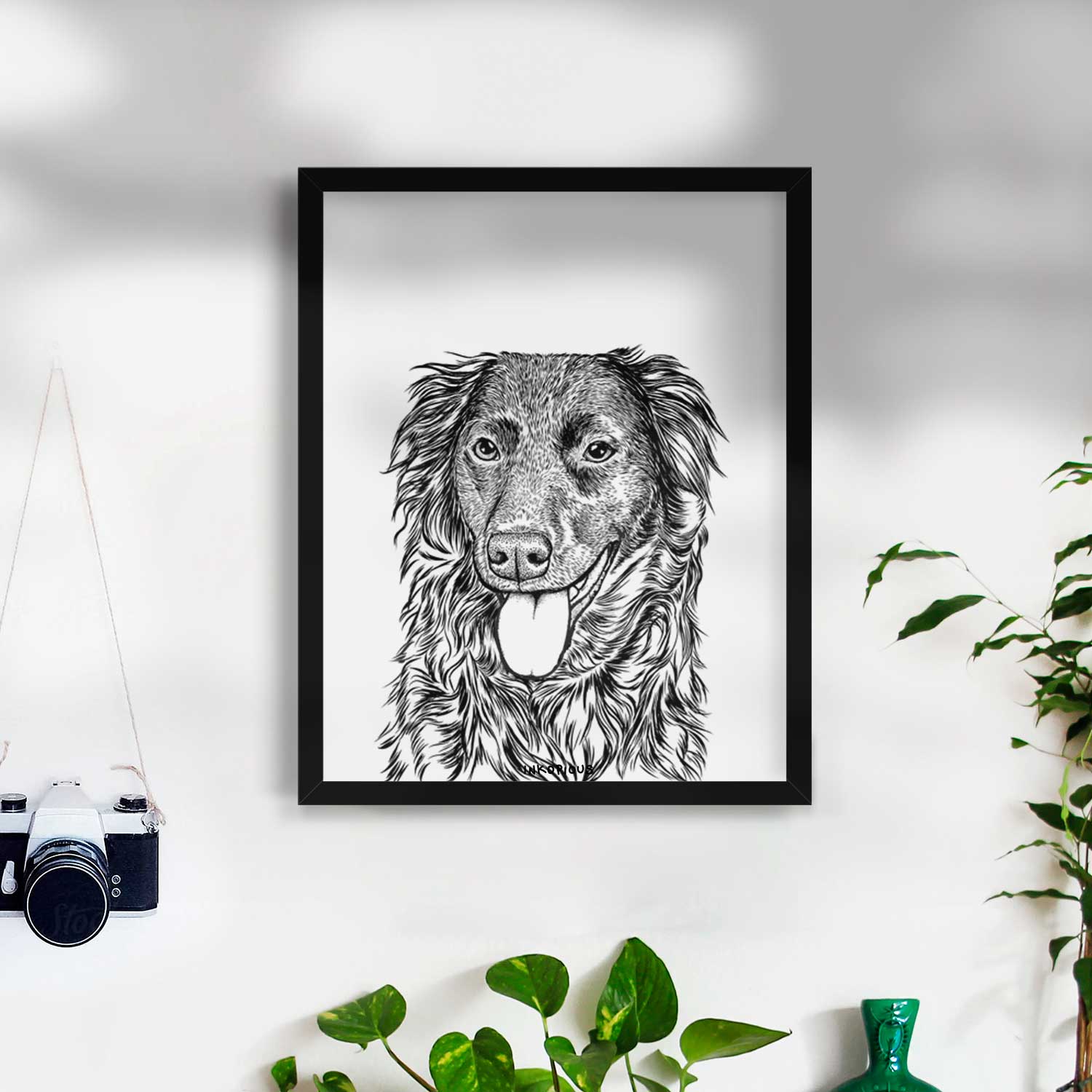 Maisie Mae the Aussiedor Art Print