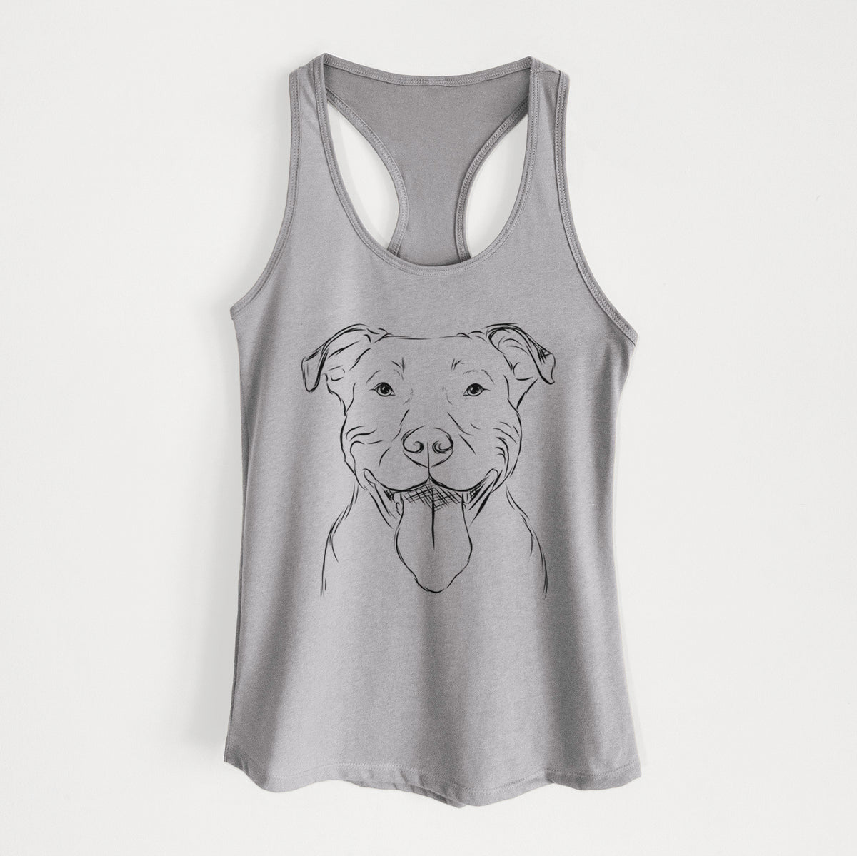 Major the Pitbull - Women&#39;s Racerback Tanktop