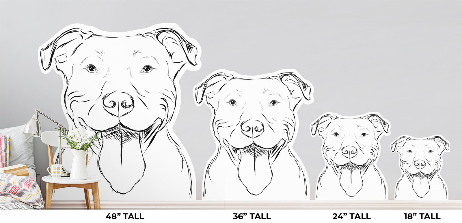 Major the Pitbull - Wall Decal