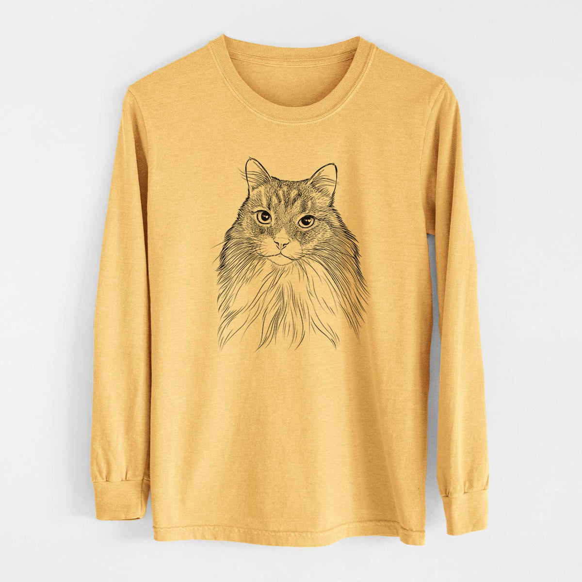Bare Maks the Siberian Cat - Heavyweight 100% Cotton Long Sleeve