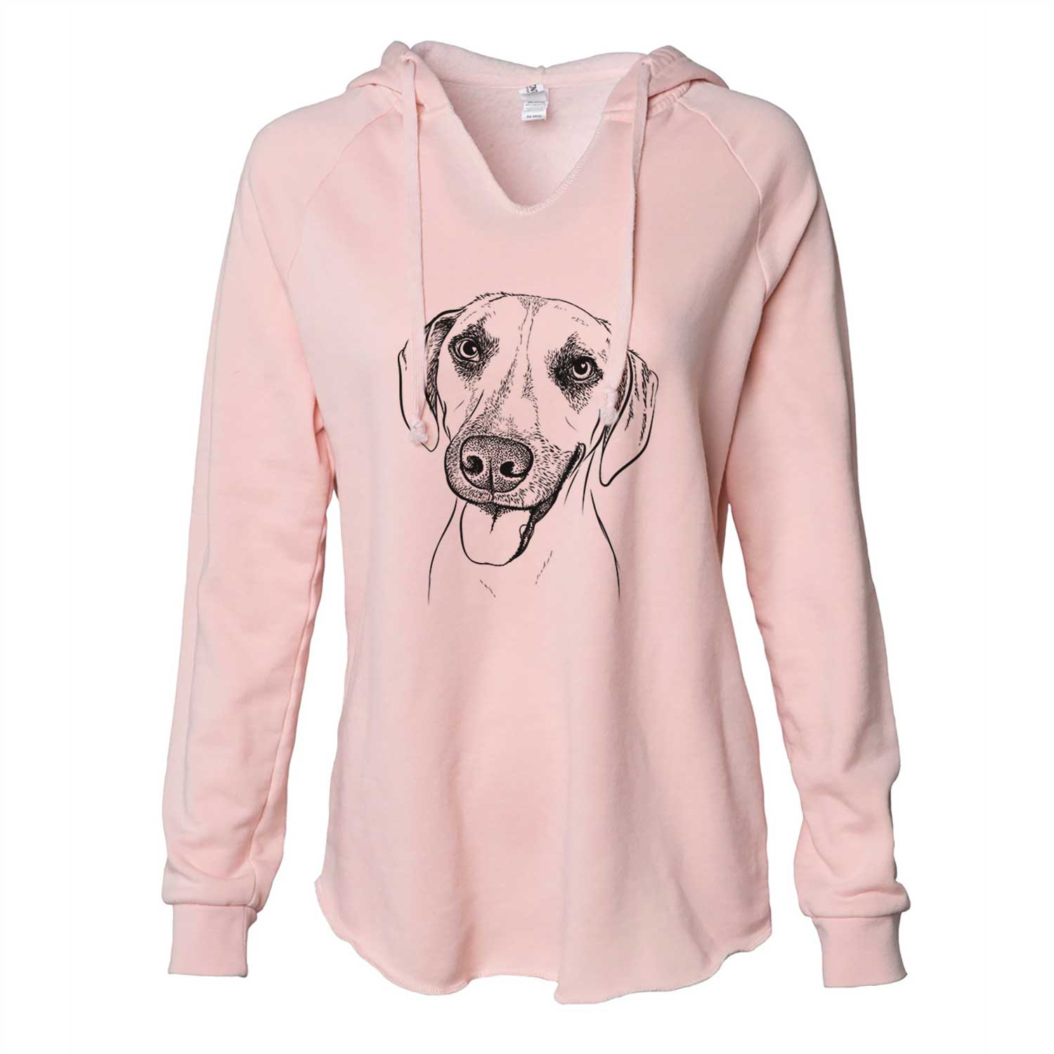 Malia the American Foxhound Mix - Cali Wave Hooded Sweatshirt