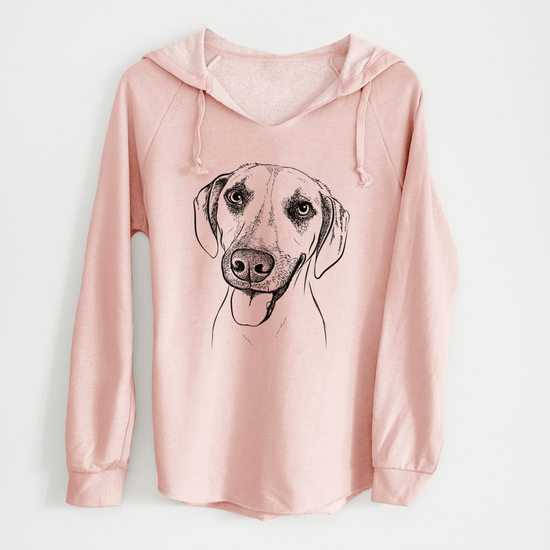 Bare Malia the American Foxhound Mix - Cali Wave Hooded Sweatshirt