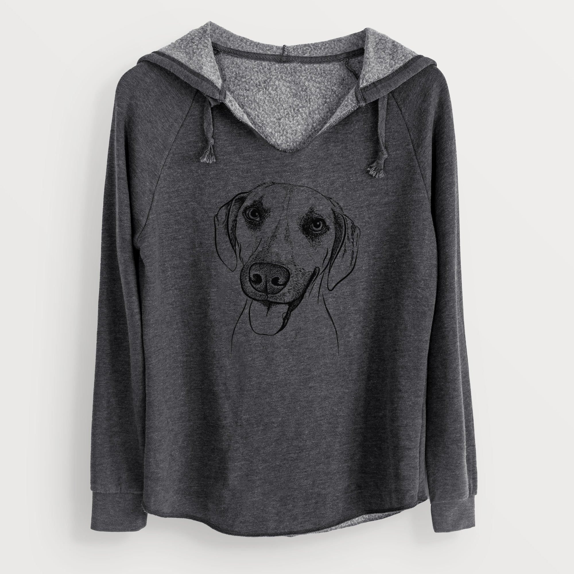 Bare Malia the American Foxhound Mix - Cali Wave Hooded Sweatshirt