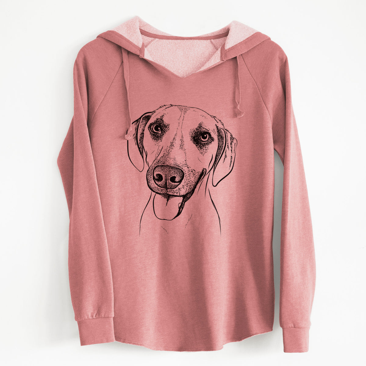 Bare Malia the American Foxhound Mix - Cali Wave Hooded Sweatshirt